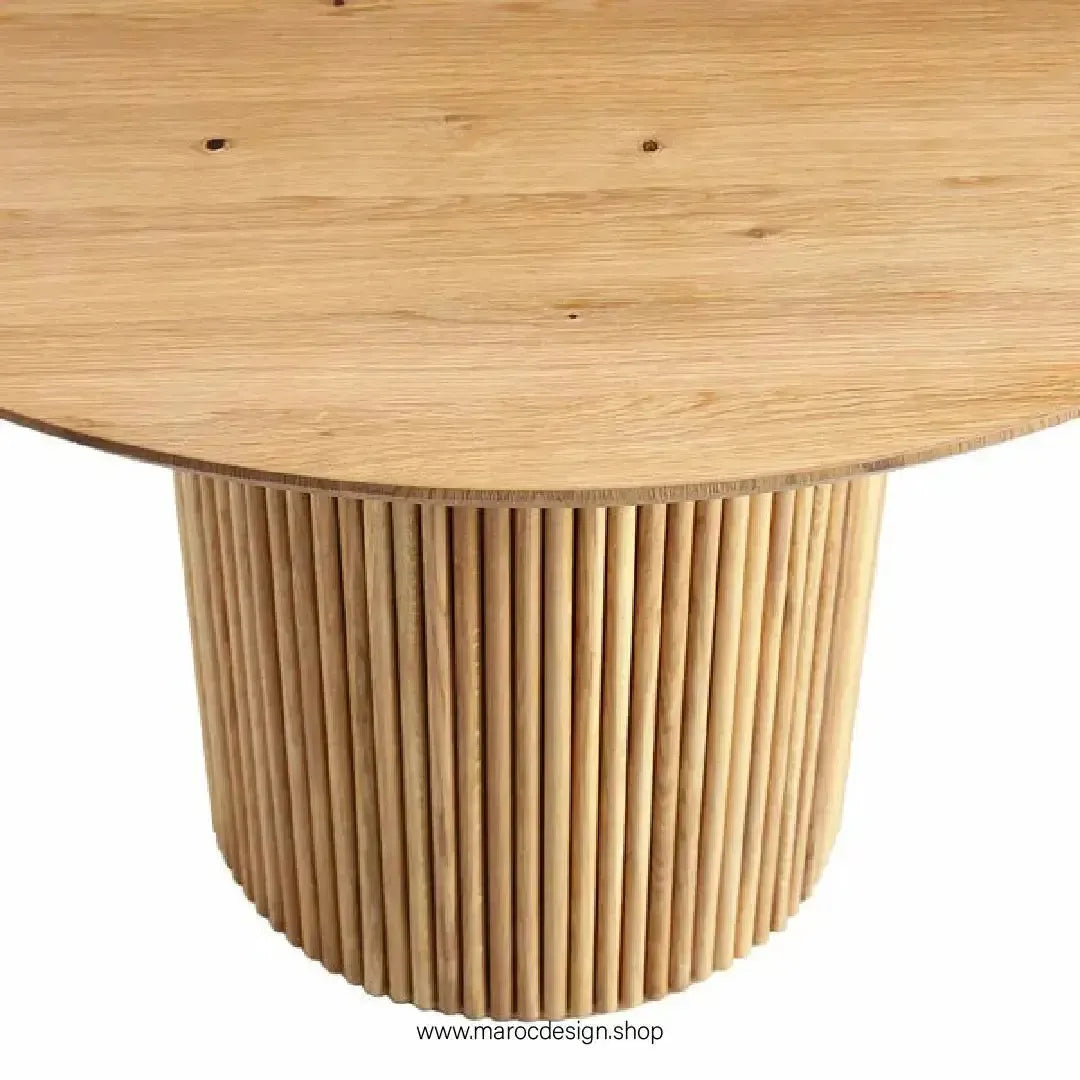 ALMA TABLE À MANGER – Élégance Moderne pour Votre Salon ou Cuisine By Maroc Design-Table à Manger, Chaises, Tabouret, Bar, Comptoire-Maroc Design-80cm-Maroc Design
