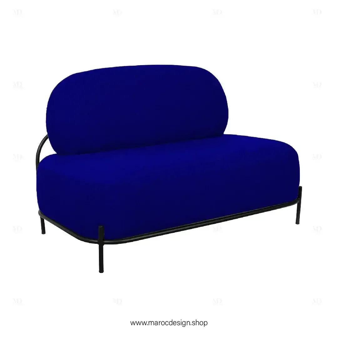 ALPINO Canapés et Fauteuils luxe et Confort Maroc Design-canapé, fauteil, Pouf, Meridienne-Maroc Design-Blanc-Velour-Maroc Design