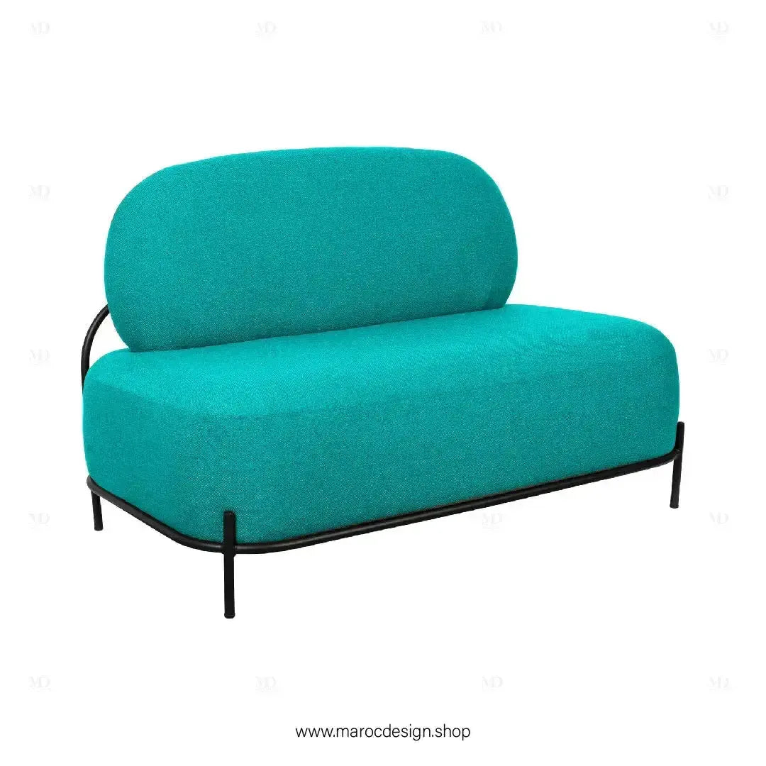 ALPINO Canapés et Fauteuils luxe et Confort Maroc Design-canapé, fauteil, Pouf, Meridienne-Maroc Design-Blanc-Velour-Maroc Design