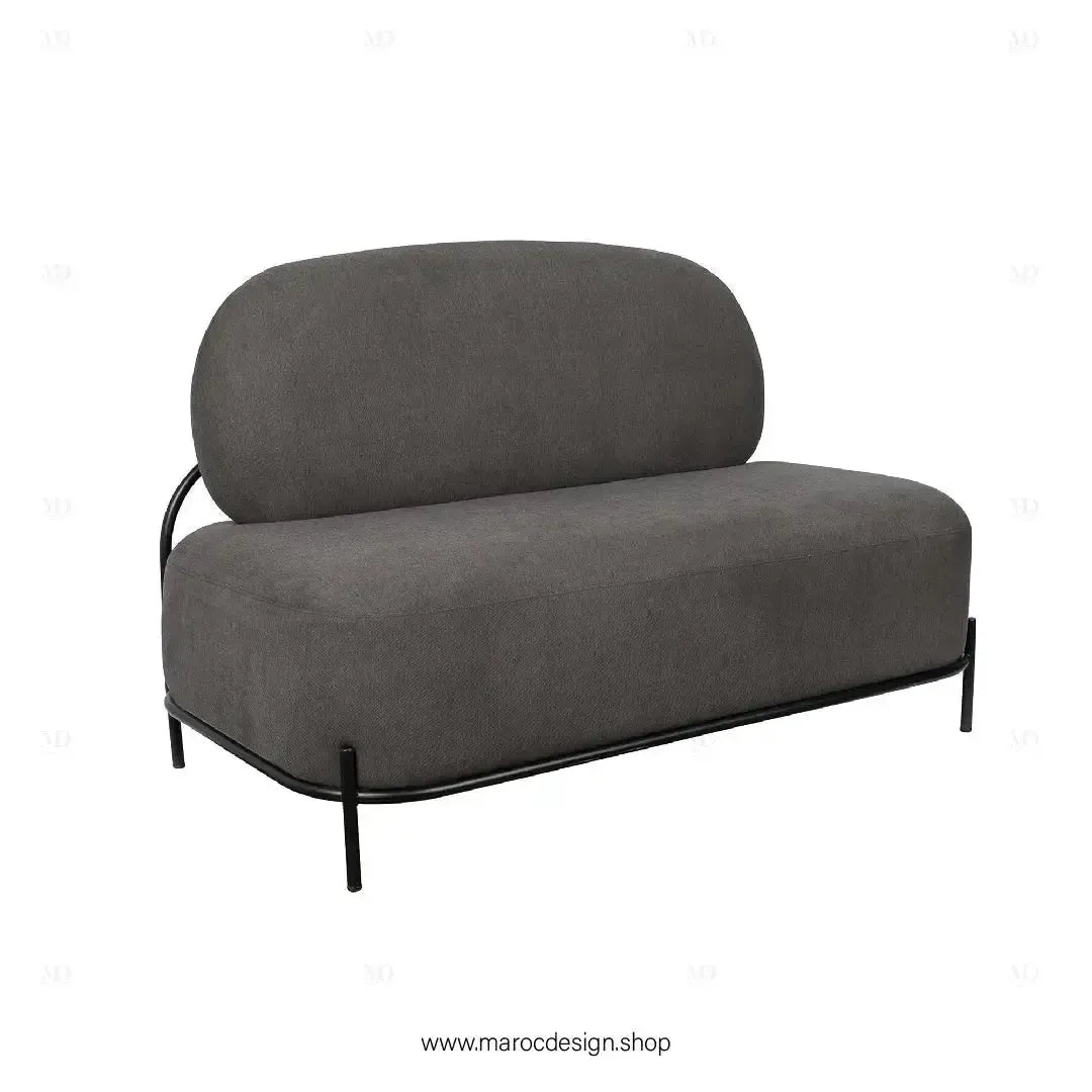 ALPINO Canapés et Fauteuils luxe et Confort Maroc Design-canapé, fauteil, Pouf, Meridienne-Maroc Design-Blanc-Velour-Maroc Design