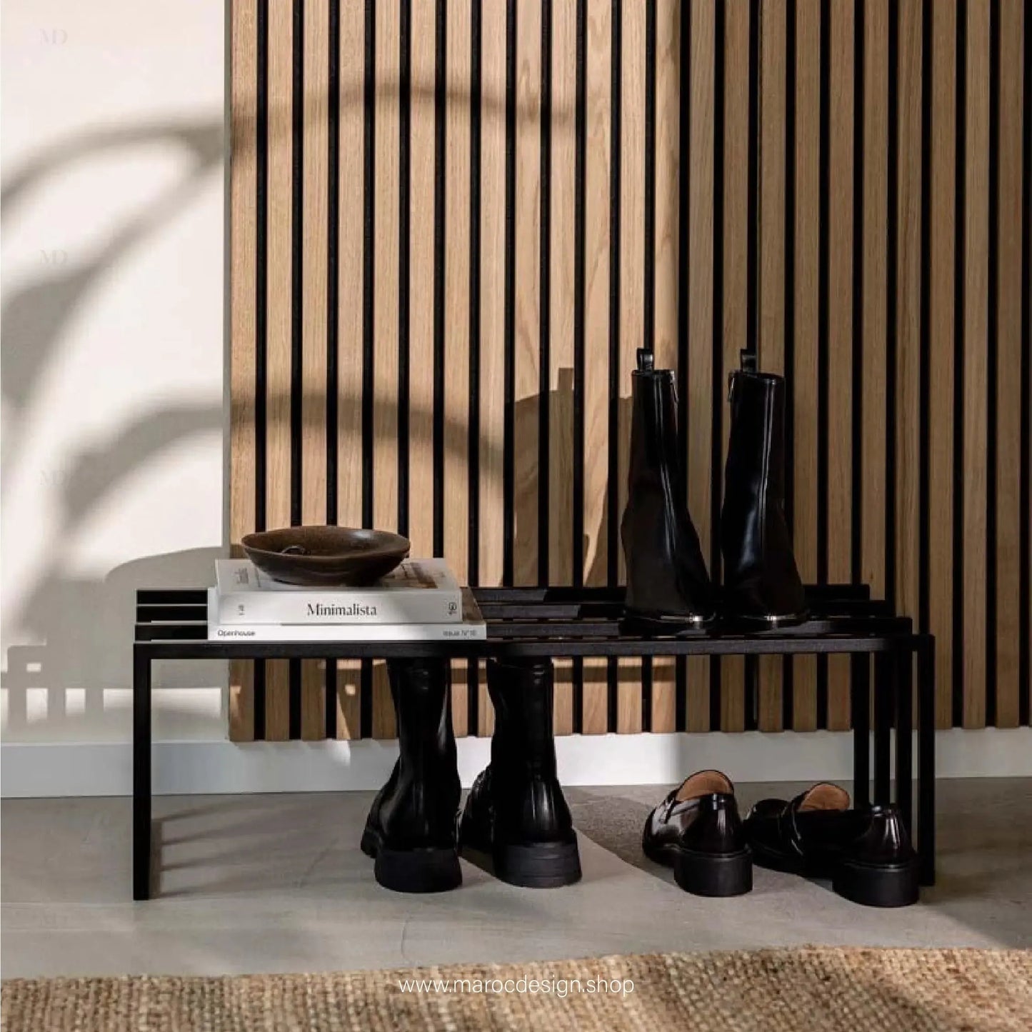 BAVIO Porte Chaussures pour Entrée, Séjours ou Chambre-Accesoire Cuisine-Maroc Design-Maroc Design