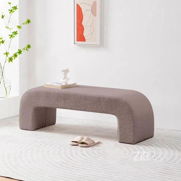 BRIDG canapé banc - tabouret-Banc, Tabouret, Chambre, Réception-Maroc Design-Blanc-Maroc Design