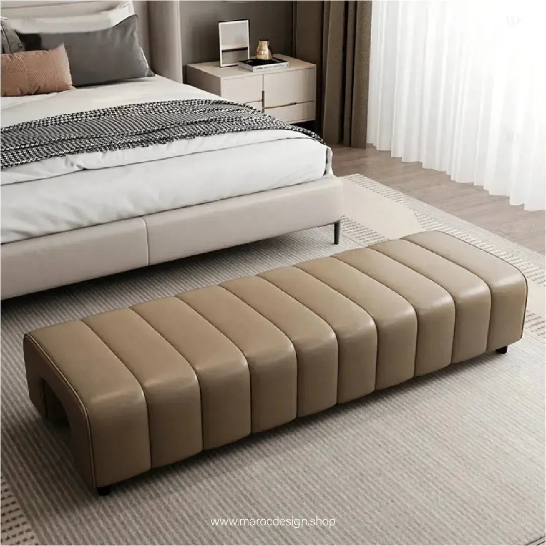 CAMEL, le banc qui vous offre un mélange parfait de confort et de sophistication By Maroc Design-Banc, Tabouret, Chambre, Réception-Maroc Design-Créme-100-Maroc Design