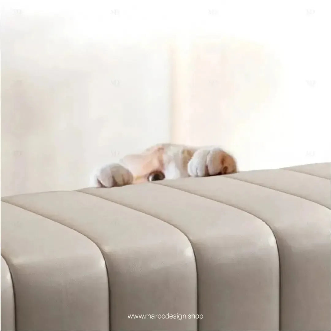 CAMEL, le banc qui vous offre un mélange parfait de confort et de sophistication By Maroc Design-Banc, Tabouret, Chambre, Réception-Maroc Design-Gris-100-Maroc Design