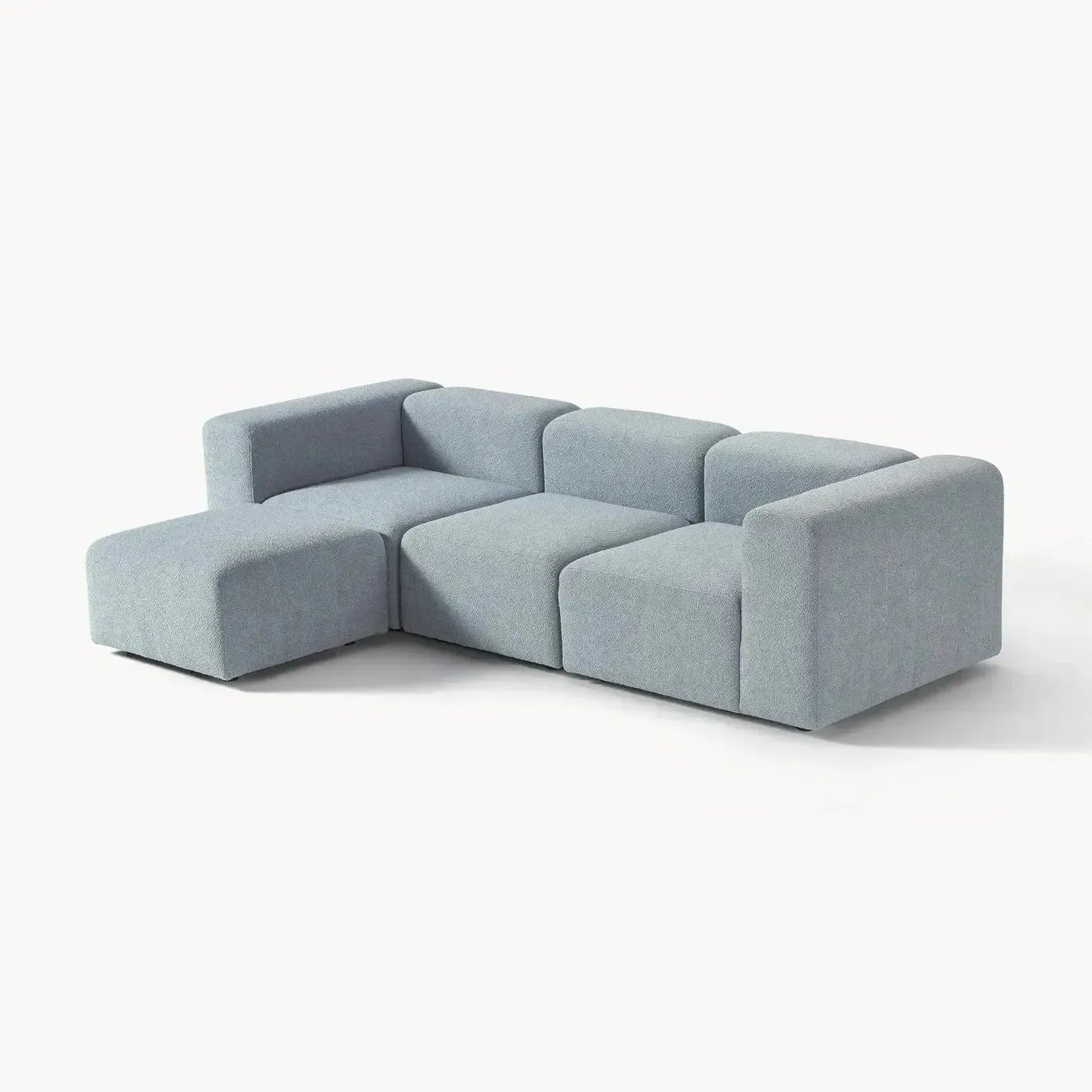 CASTA Canapé 3 Place + Pouf – Élégance et Confort Modulables-canapé, fauteil, Meridienne,-Maroc Design-Velour-Maroc Design