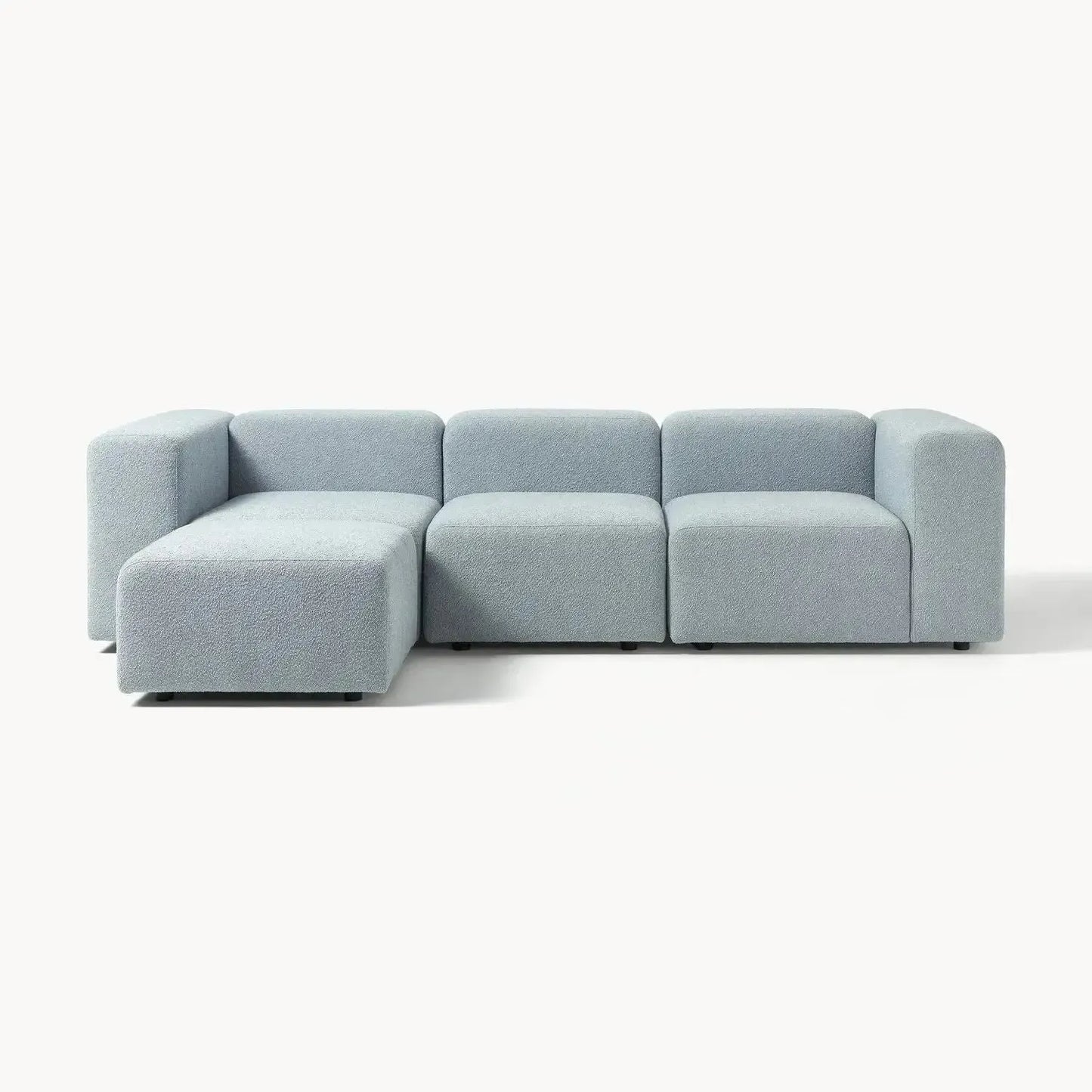 CASTA Canapé 3 Place + Pouf – Élégance et Confort Modulables-canapé, fauteil, Meridienne,-Maroc Design-Velour-Maroc Design