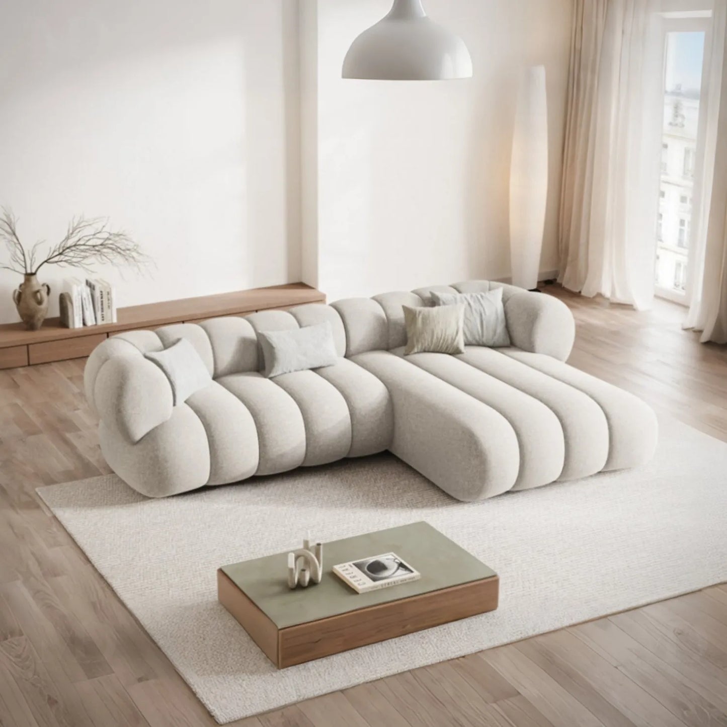 Canapé d’Angle MARBEA – Droite | Élégance & Confort | Maroc Design-canapé, fauteil, Pouf, Meridienne-Maroc Design-Maroc Design