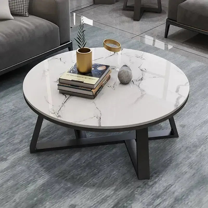DUO DE TABLES BASSES MARBLY – Élégance et Polyvalence pour Votre Espace-Table Basse Salon Séjour, table de chevet, Tables de coin, table gigogne-Maroc Design-Maroc Design