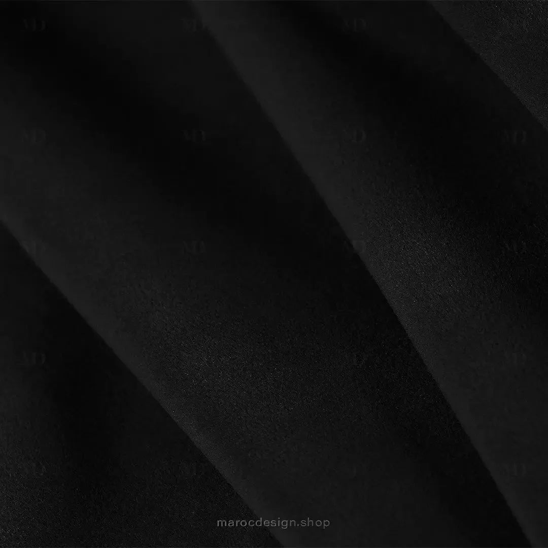 JODIE -7- places _ Noir Canapé-modulaire, Salon Séjour-canapé, fauteil, Pouf, Meridienne-Maroc Design-Noir-Droite-Maroc Design
