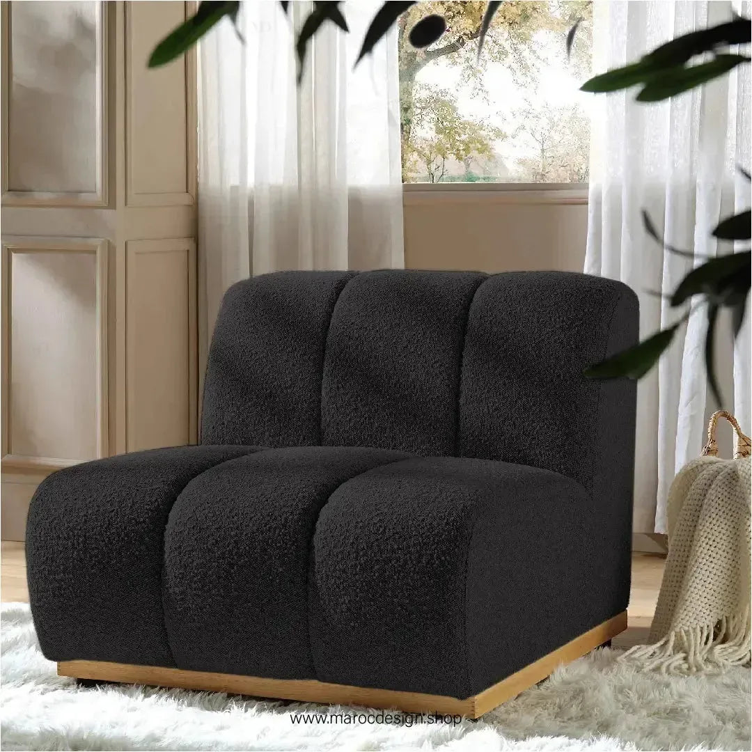 LEONY Simple & Corner Composer, personnalisé et Transformer votre salon-Canapé, Fauteil, Chaise, Pouf, Meridienne, Modilable,-Maroc Design-Blanc-Simple-Maroc Design