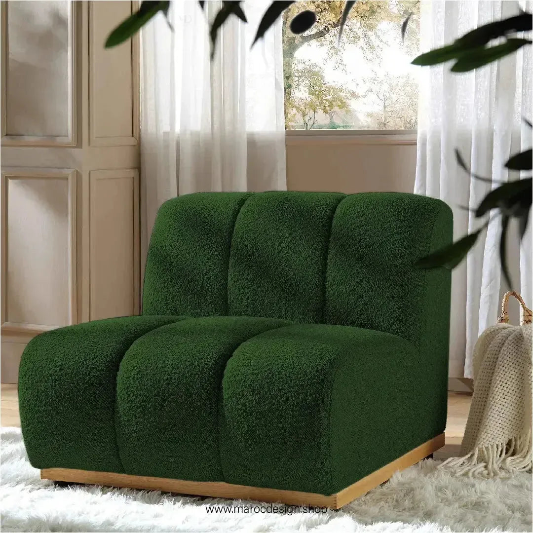 LEONY Simple & Corner Composer, personnalisé et Transformer votre salon-Canapé, Fauteil, Chaise, Pouf, Meridienne, Modilable,-Maroc Design-Blanc-Simple-Maroc Design