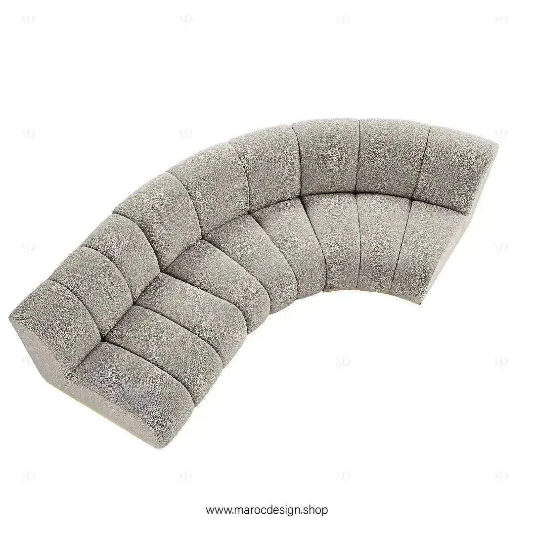 LEONY Simple & Corner Composer, personnalisé et Transformer votre salon-Canapé, Fauteil, Chaise, Pouf, Meridienne, Modilable,-Maroc Design-Blanc-Simple-Maroc Design
