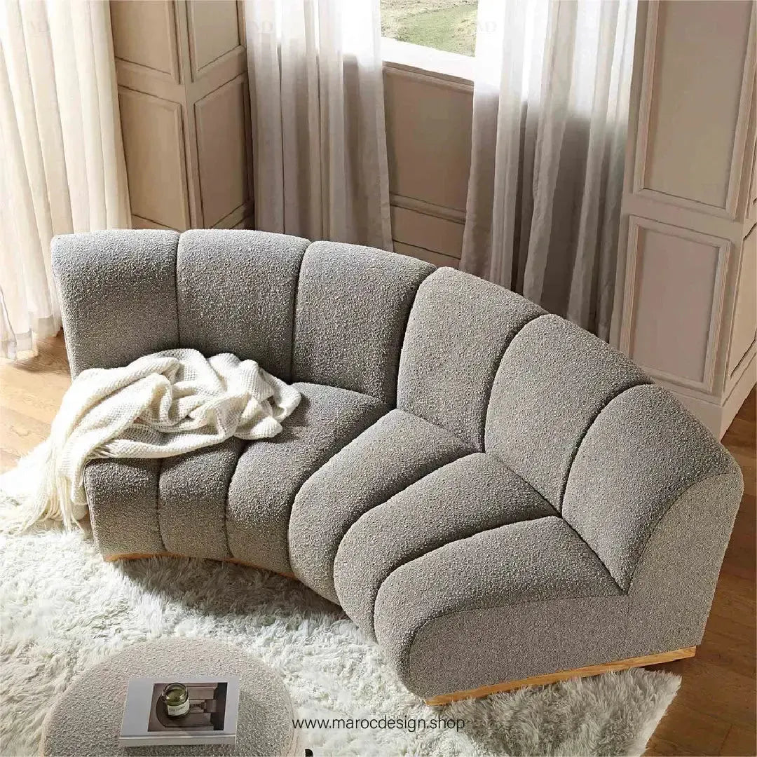 LEONY Simple & Corner Composer, personnalisé et Transformer votre salon-Canapé, Fauteil, Chaise, Pouf, Meridienne, Modilable,-Maroc Design-Blanc-Simple-Maroc Design