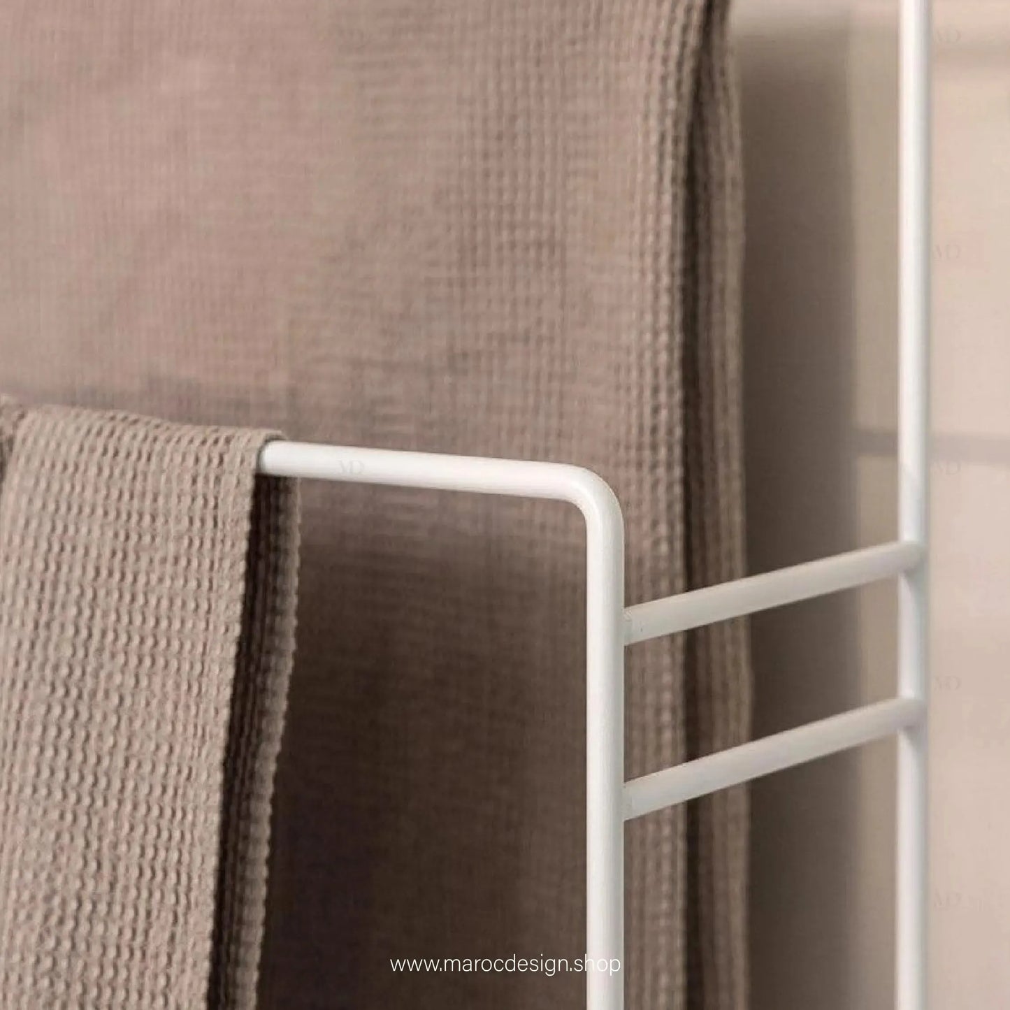 LISMA Porte-serviettes Accesoir Salle de Bain-Accesoire Salle de Bain-Maroc Design-Noir-Maroc Design
