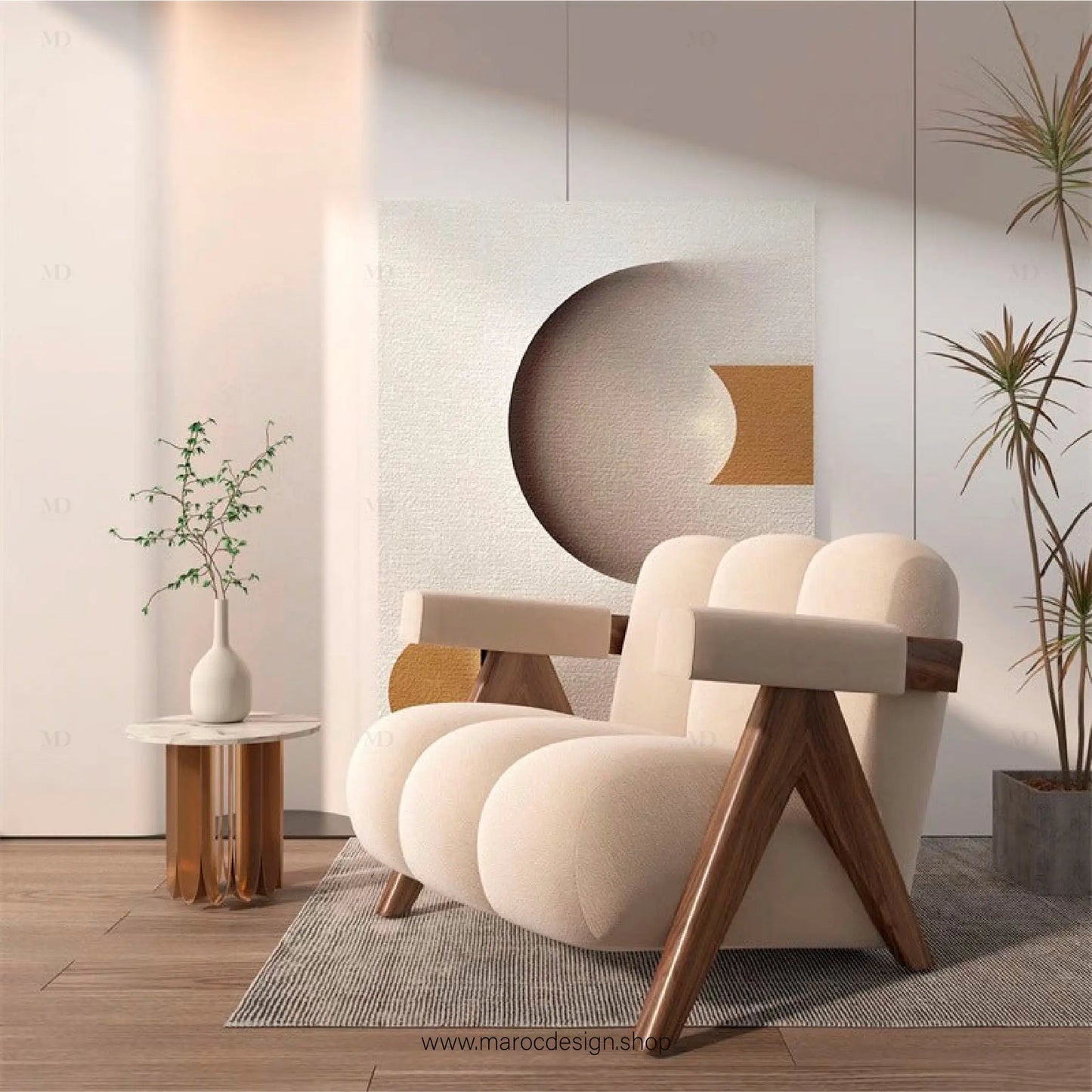 MAGISTIC - Fauteuil relaxant / Élégance et Détente par Maroc Design Maroc Design