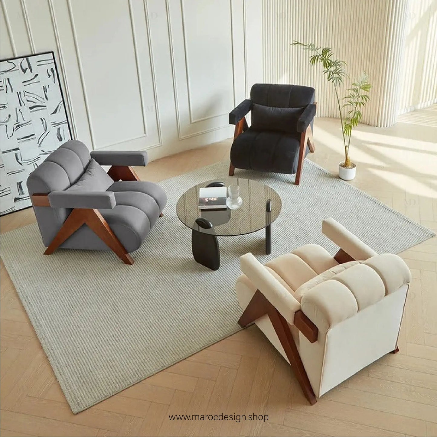 MAGISTIC - Fauteuil relaxant / Élégance et Détente par Maroc Design Maroc Design