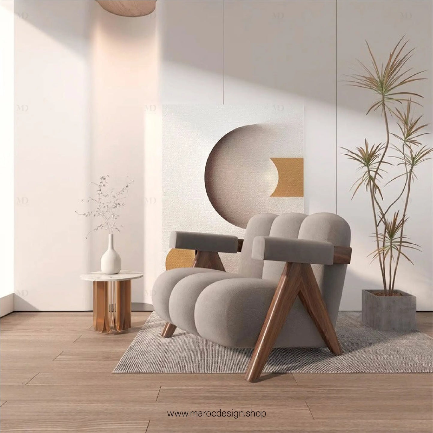 MAGISTIC - Fauteuil relaxant / Élégance et Détente par Maroc Design Maroc Design