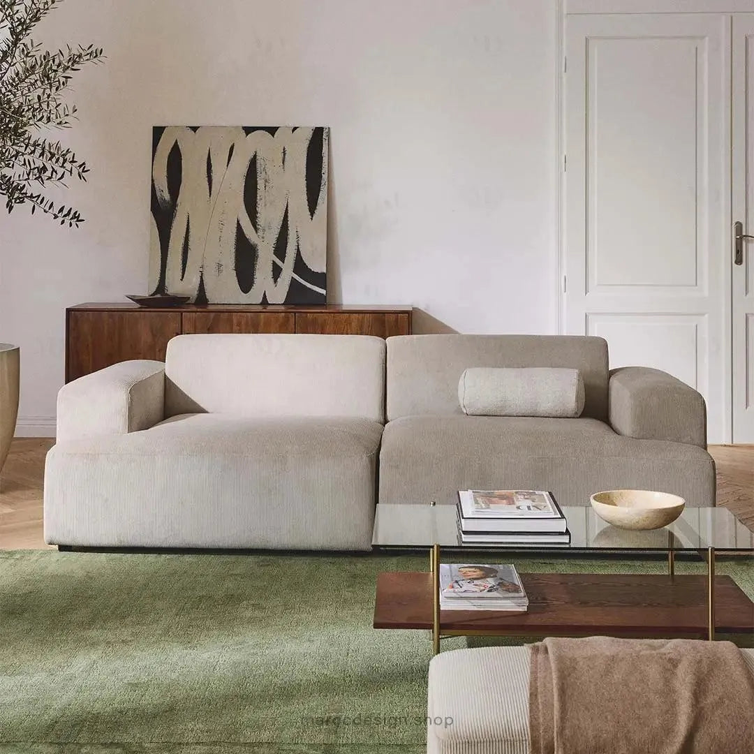 MELVANA – Canapé 2 Places (S) Beige-canapé, fauteil, Pouf, Meridienne-Maroc Design-Maroc Design