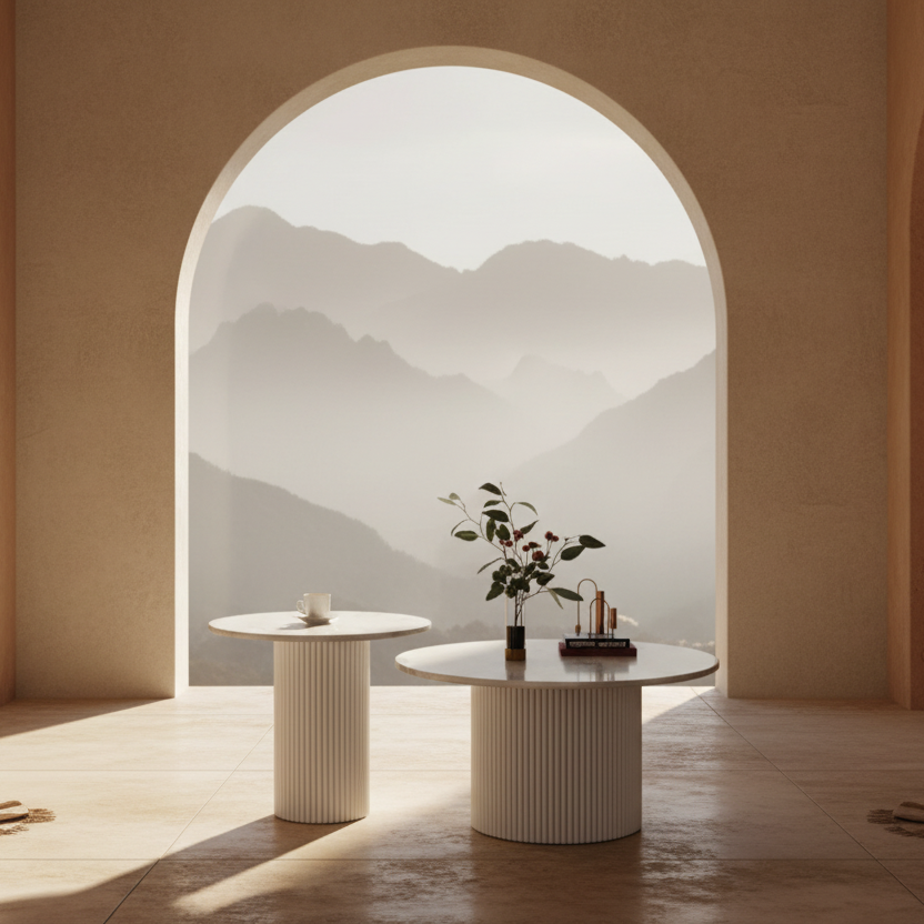 MIRAL DUO DE TABLES BASSES – Élégance et Praticité pour Votre Espace de Vie