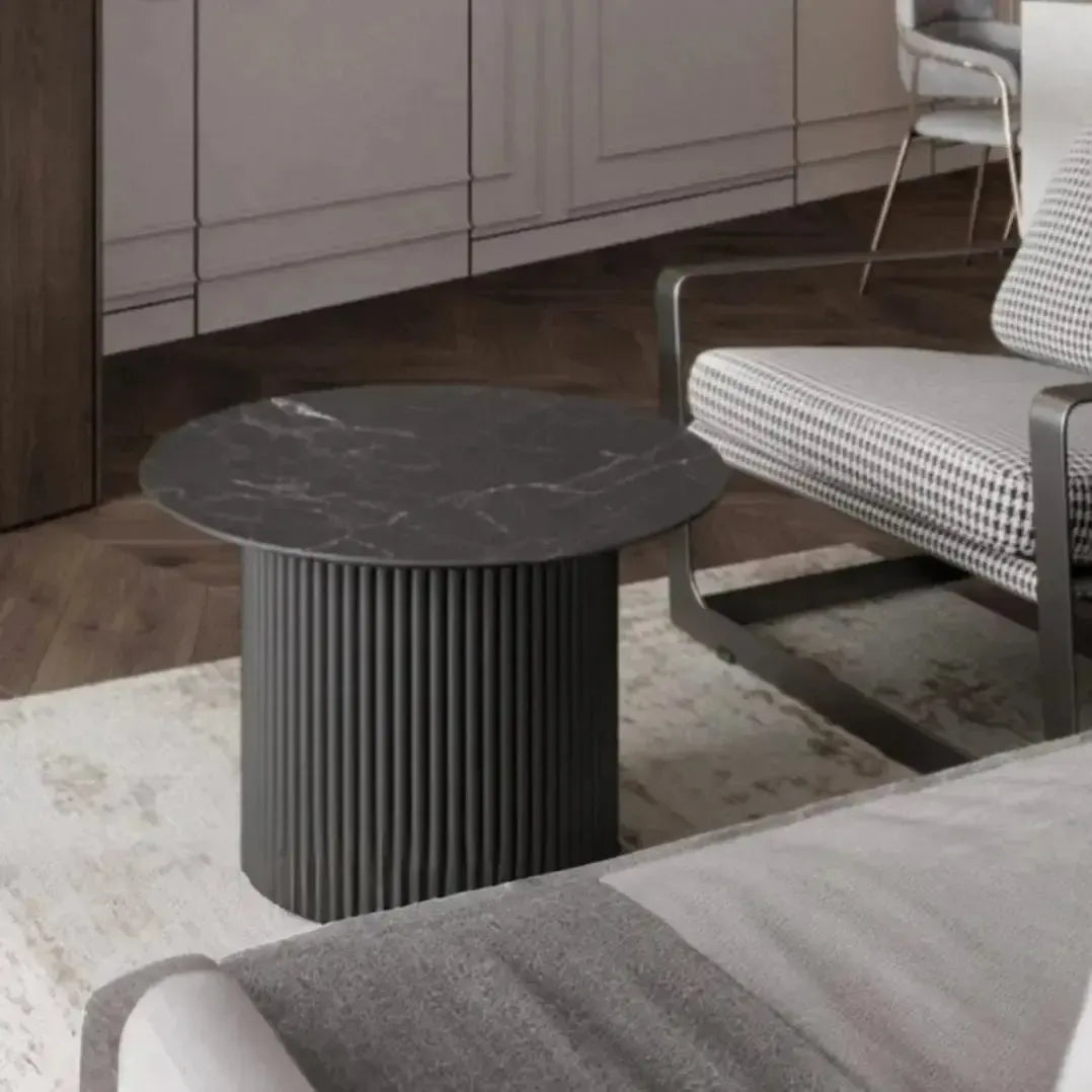 MIRAL DUO DE TABLES BASSES – Élégance et Praticité pour Votre Espace de Vie-Table Basse Salon Séjour, table de chevet, Tables de coin, table gigogne-Maroc Design-Noir-Maroc Design