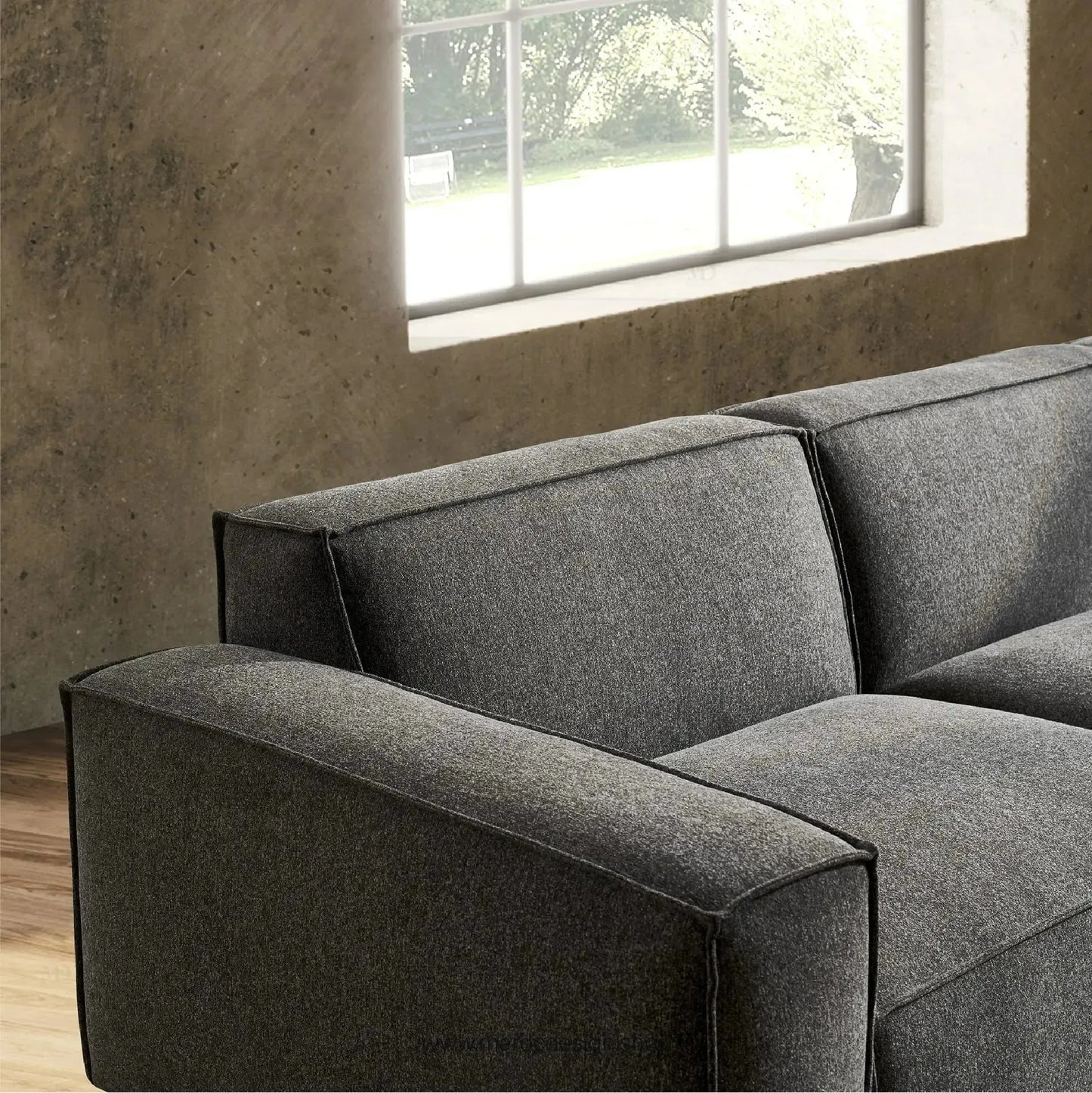 Méridienne 2 Places Gauche / BOXTER, Canapé / Salon / Séjour / Espace de Réception-canapé, fauteil, Pouf, Meridienne-Maroc Design-Beige-Maroc Design