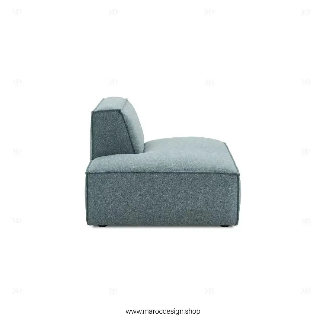 Méridienne Droite / BOXTER / Confort Élégant et Design Moderne-canapé, fauteil, Pouf, Meridienne-Maroc Design-Noir-Maroc Design
