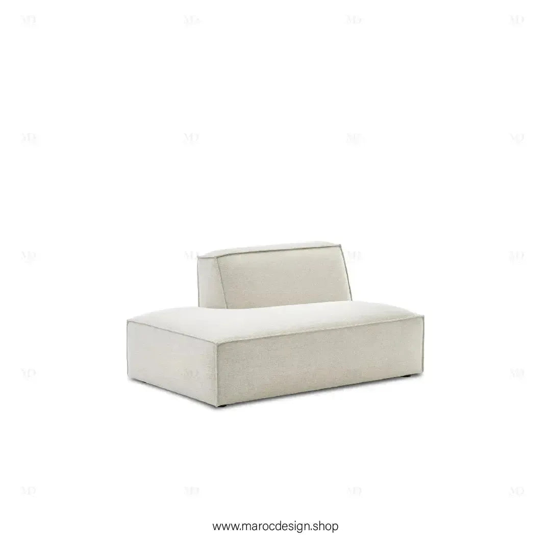 Méridienne Droite / BOXTER / Confort Élégant et Design Moderne-canapé, fauteil, Pouf, Meridienne-Maroc Design-Noir-Maroc Design