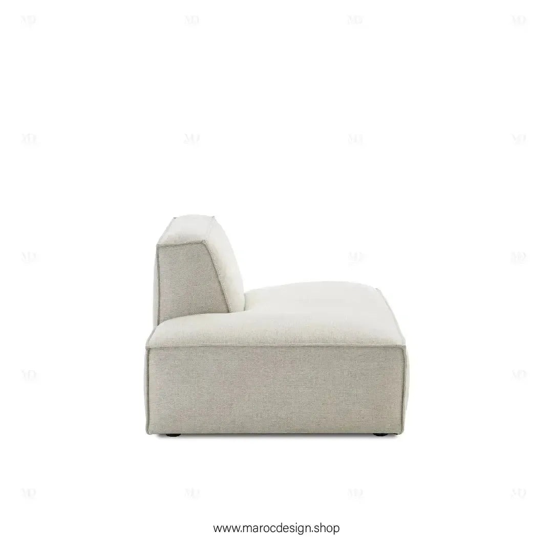 Méridienne Droite / BOXTER / Confort Élégant et Design Moderne-canapé, fauteil, Pouf, Meridienne-Maroc Design-Noir-Maroc Design