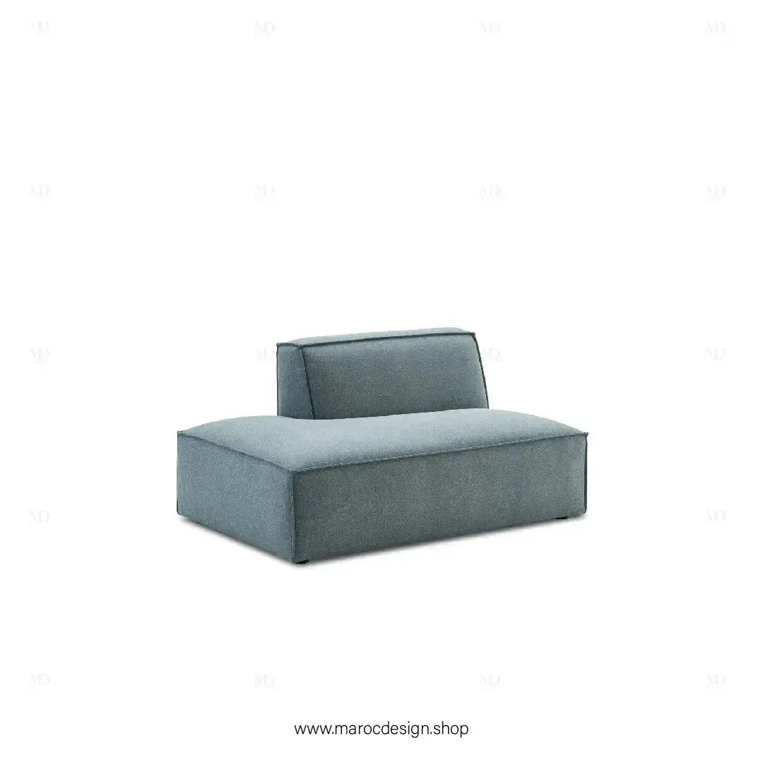 Méridienne Droite / BOXTER / Confort Élégant et Design Moderne-canapé, fauteil, Pouf, Meridienne-Maroc Design-Noir-Maroc Design