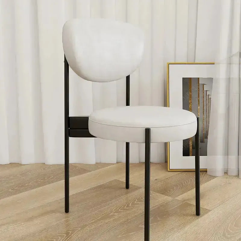 OLIVIA - Chaise Tendance / style moderne et confort / By Maroc Design-Maroc Design-Blanc-Maroc Design