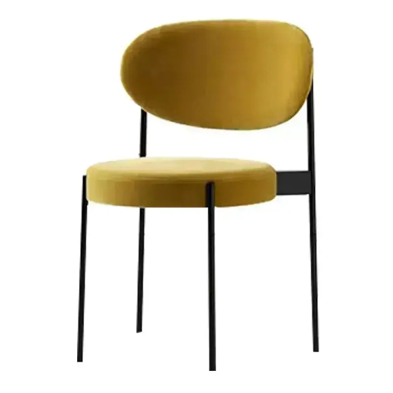 OLIVIA - Chaise Tendance / style moderne et confort / By Maroc Design-Maroc Design-Jaune-Maroc Design