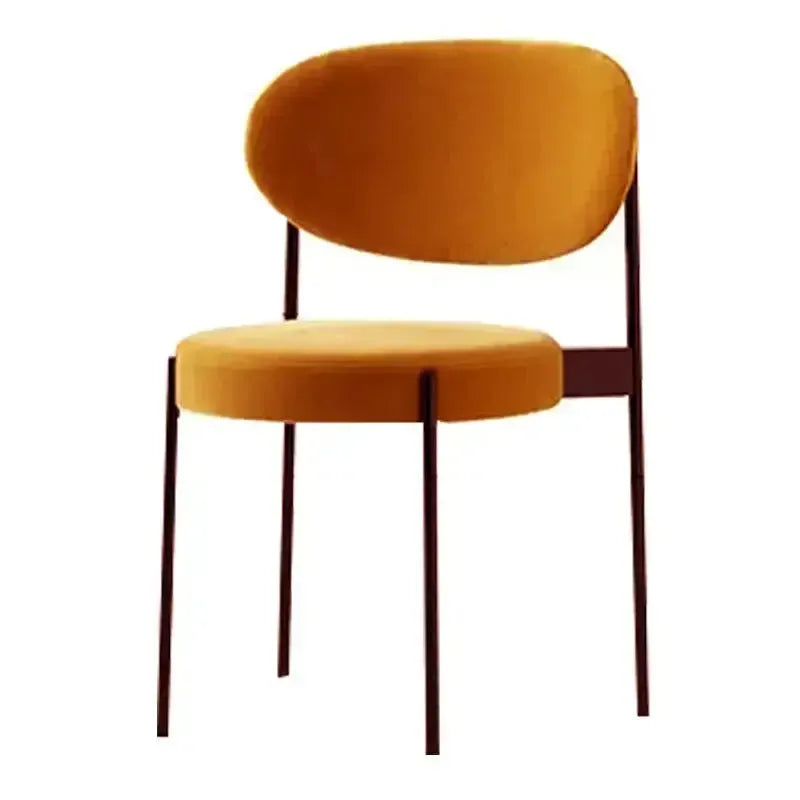 OLIVIA - Chaise Tendance / style moderne et confort / By Maroc Design-Maroc Design-Orange-Maroc Design