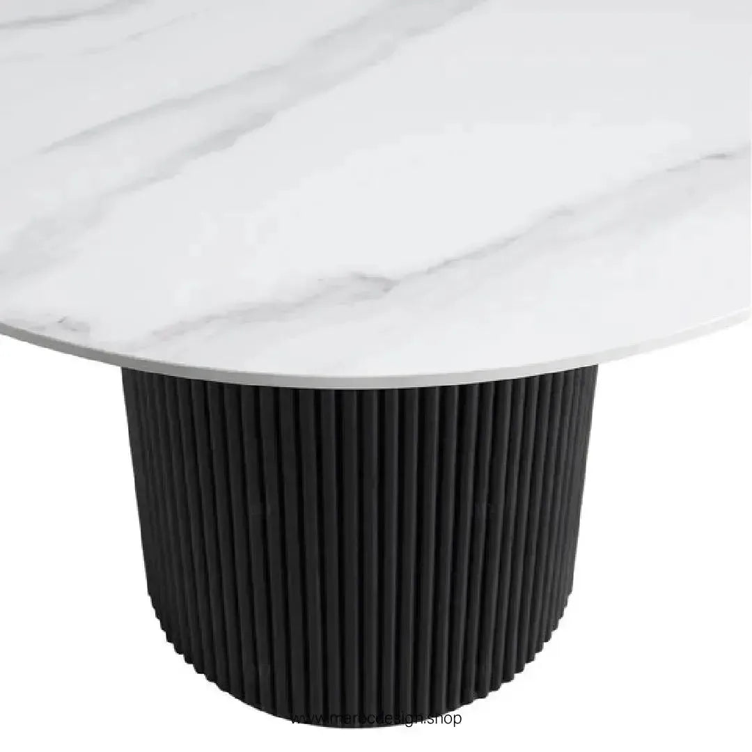PANDA TABLE À MANGER – Élégance et Modernité pour Votre Intérieur-Maroc Design-80cm-Maroc Design