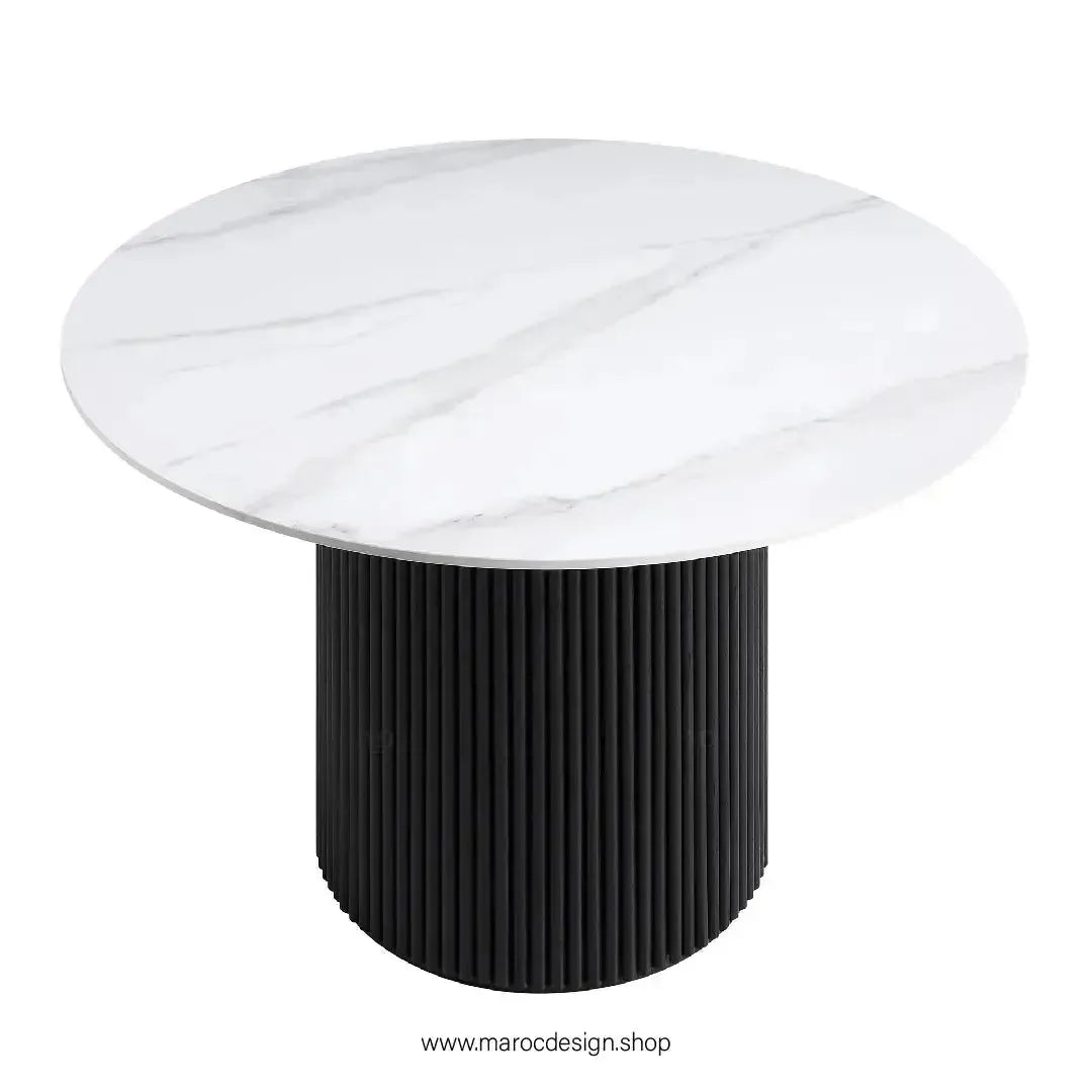 PANDA TABLE À MANGER – Élégance et Modernité pour Votre Intérieur-Maroc Design-80cm-Maroc Design