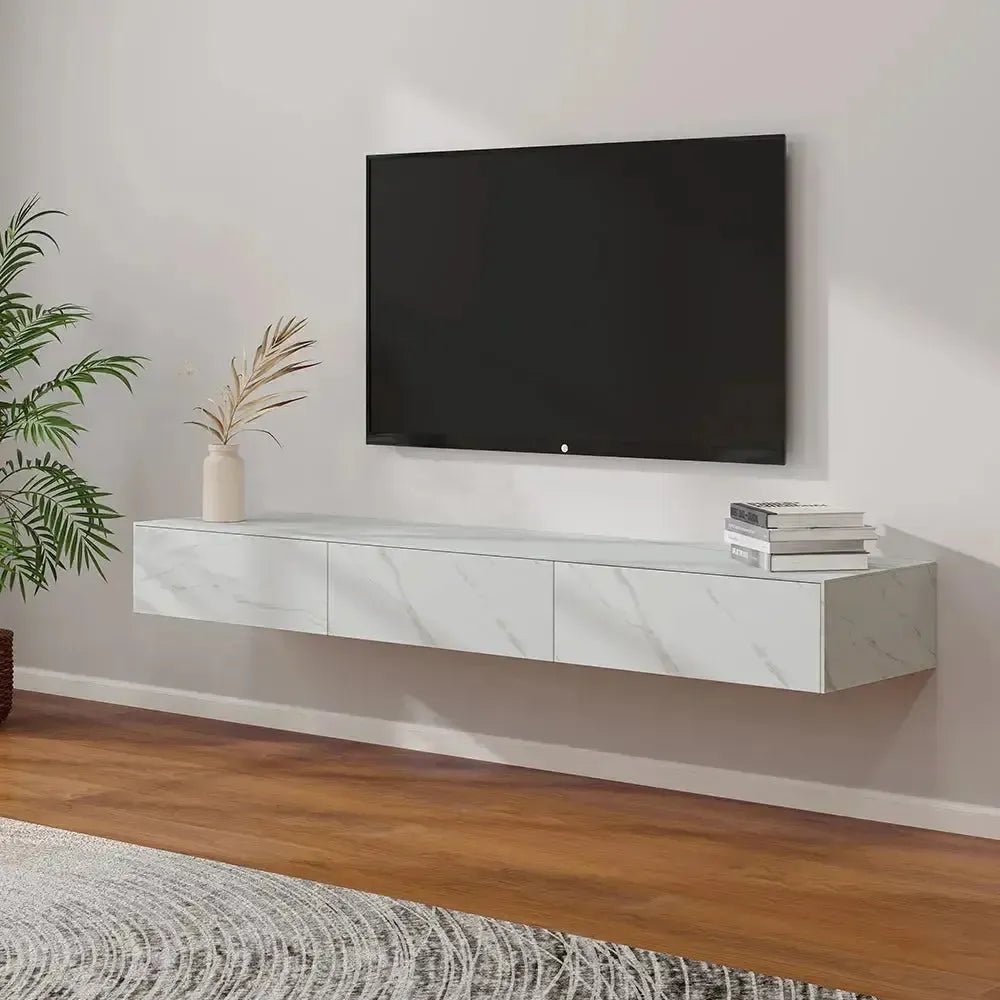 Perfecta - Meuble TV-Maroc Design-Blanc-Maroc Design