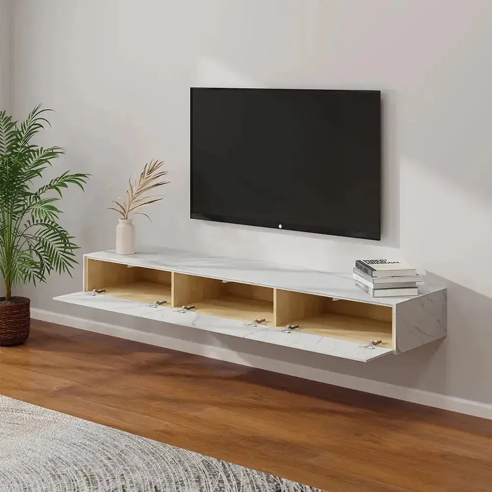 Perfecta - Meuble TV-Maroc Design-Blanc-Maroc Design