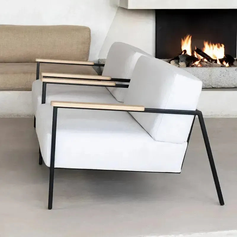 RYLAX – Confort et Élégance / chaise longue / fauteuil / Maroc Design-Maroc Design-Velour-Orange-Maroc Design