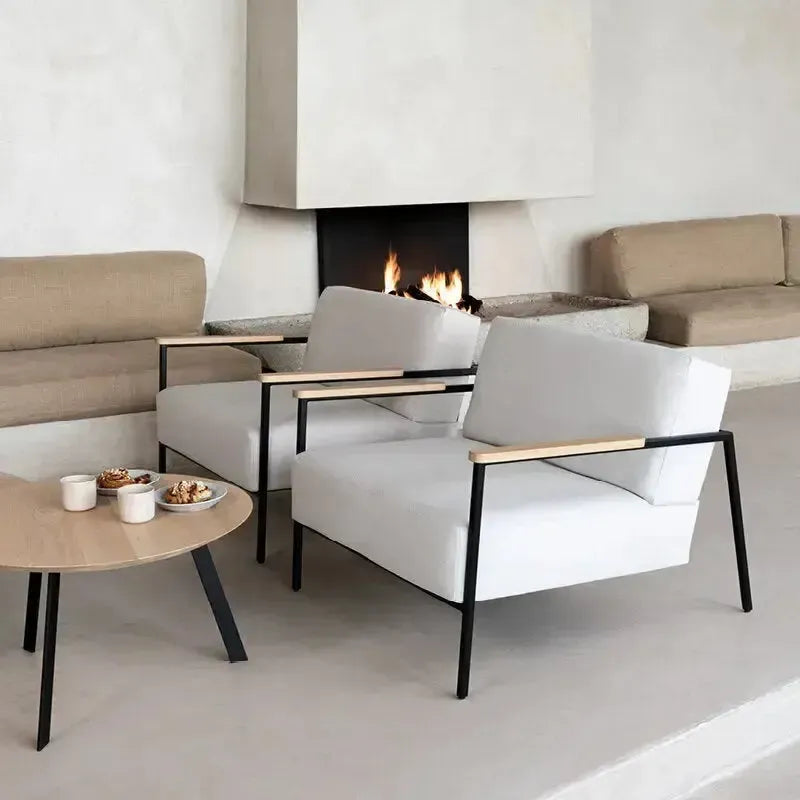 RYLAX – Confort et Élégance / chaise longue / fauteuil / Maroc Design-Maroc Design-Velour-Orange-Maroc Design