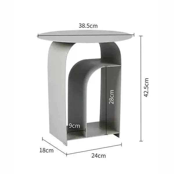 SCANDY – Table d'Appoint au Design Scandinave pour Sublimer Votre Espace / Maroc Design-Table Basse Salon Séjour, table de chevet, Tables de coin, table gigogne-Maroc Design-Noir-Maroc Design