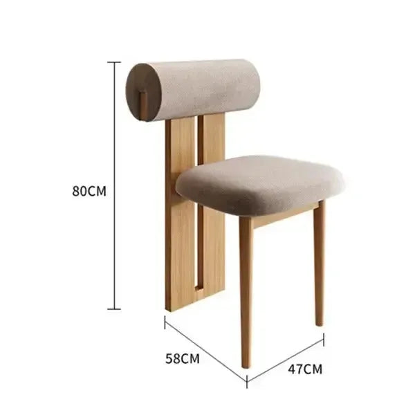 SKY - Chaises de salle à manger / style / confort / look élégant / By Maroc Design-Maroc Design-Blanc Cassé-Velours-Maroc Design