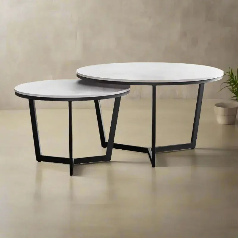 TRANSITION – Tables Basses Gigognes Modernes pour Sublimer Votre Salon / Maroc Design-Maroc Design-Noir-Noir-Maroc Design
