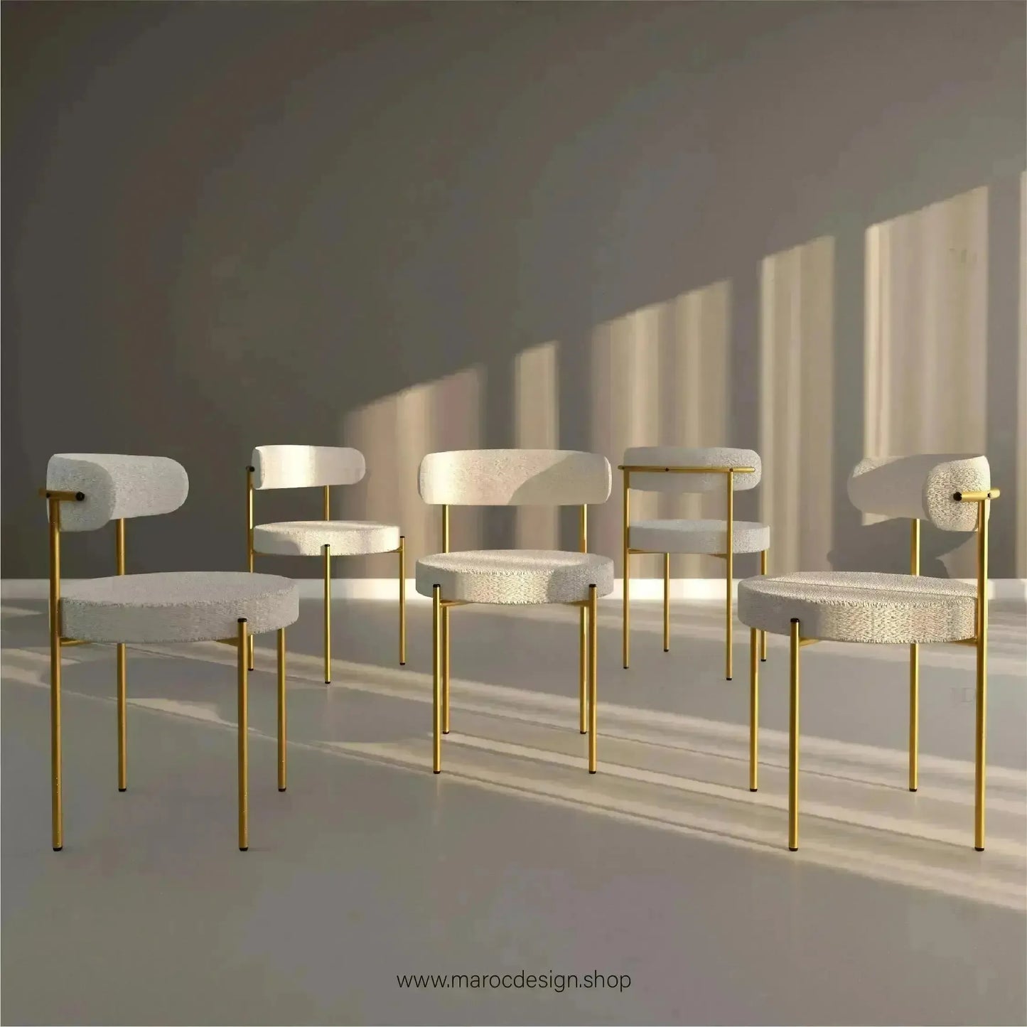 Table à Manger ANGELO 6 Places / Élégance Moderne / Collection PRESTIGIA-Table à Manger-Maroc Design-Maroc Design