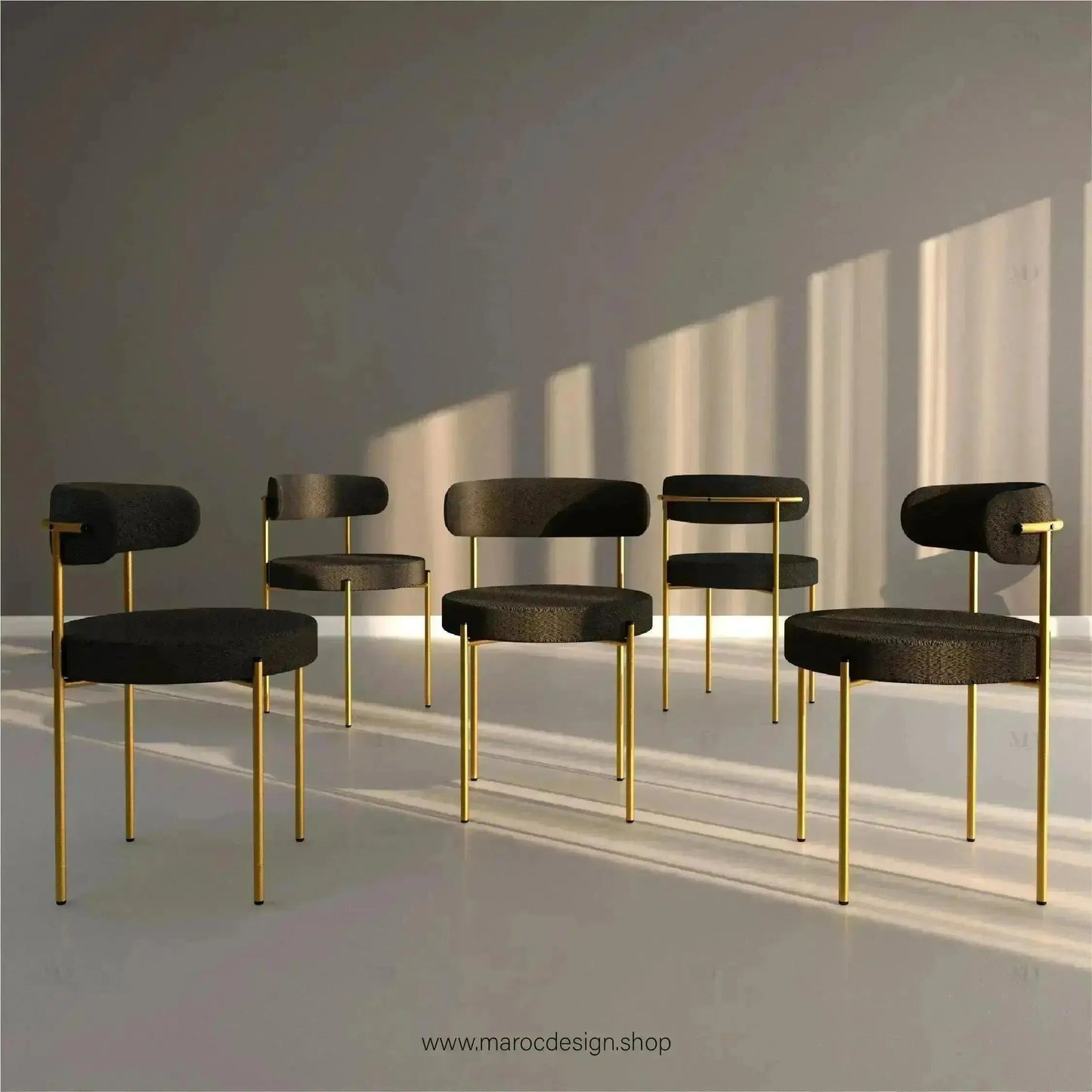 Table à Manger DIABLO 6 Places / Élégance Moderne / Collection PRESTIGIA-Table à Manger-Maroc Design-Maroc Design