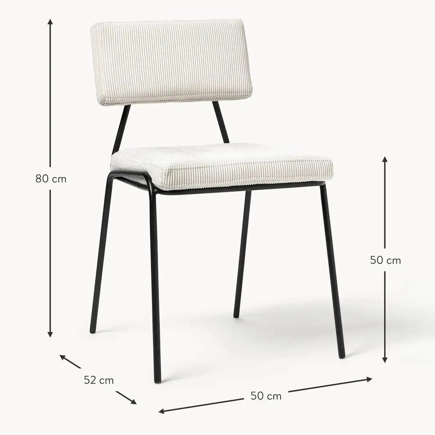 Velvet - La Chaise minimaliste adapté pour Salle à manger ou Bureau | Maroc Design