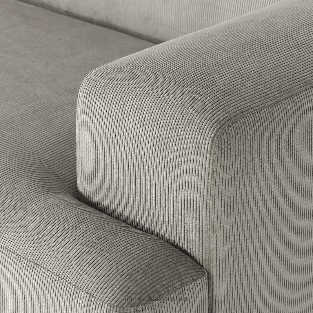 MELVANA -4- places_ Gris - canapé d'angle, modulaire, Salon, Séjour Maroc Design