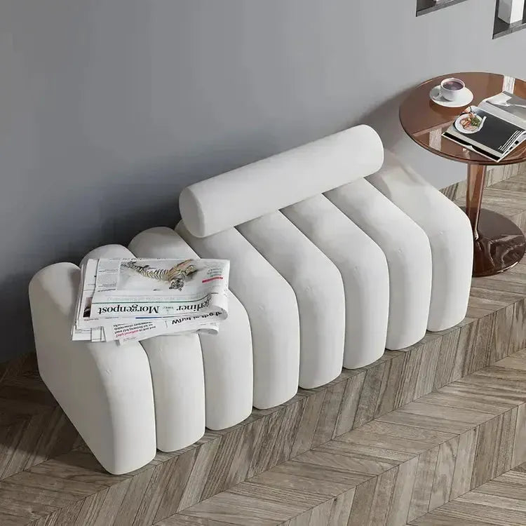 MODENA Banc Canapé / Découvrez le Charme et le Confort / By Maroc Design-Maroc Design-Blanc-120x45x60cm-Maroc Design