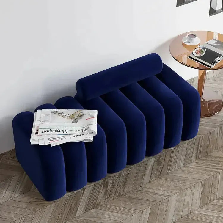 MODENA Banc Canapé / Découvrez le Charme et le Confort / By Maroc Design-Maroc Design-Blue-180x45x60cm-Maroc Design