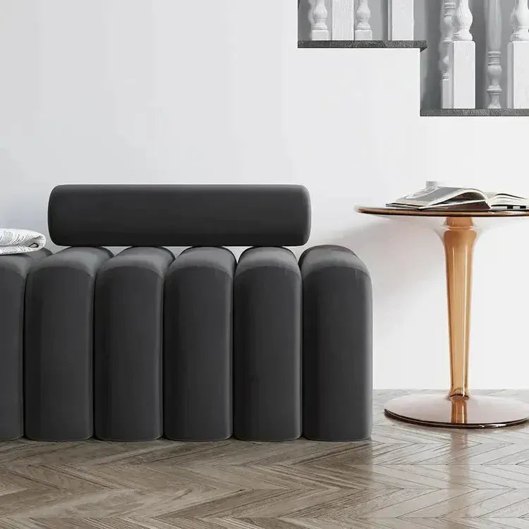 MODENA Banc Canapé / Découvrez le Charme et le Confort / By Maroc Design-Maroc Design-Noir & Blanc-120x45x60cm-Maroc Design
