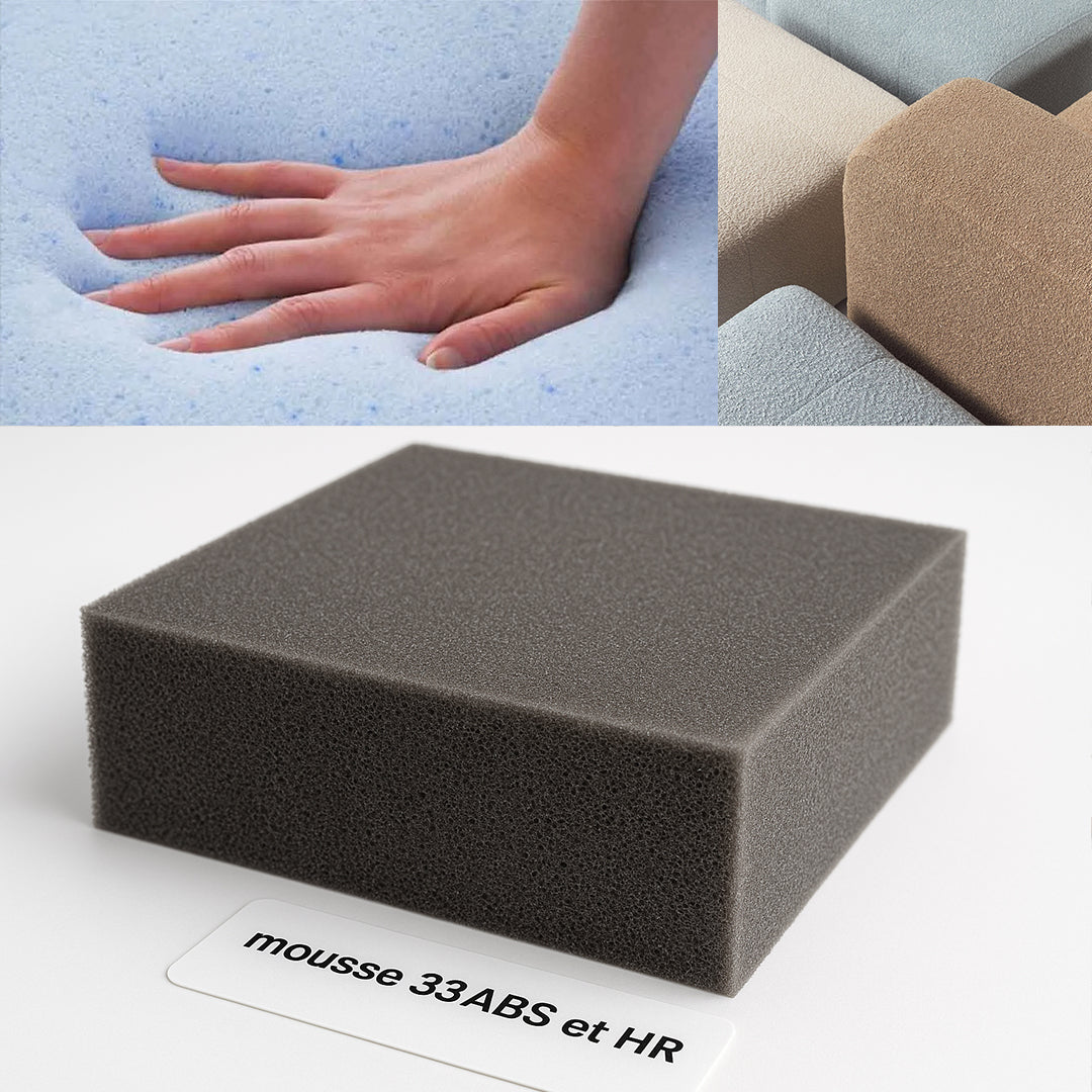 Comparatif des types de mousse pour canapé : densité, confort et durabilité