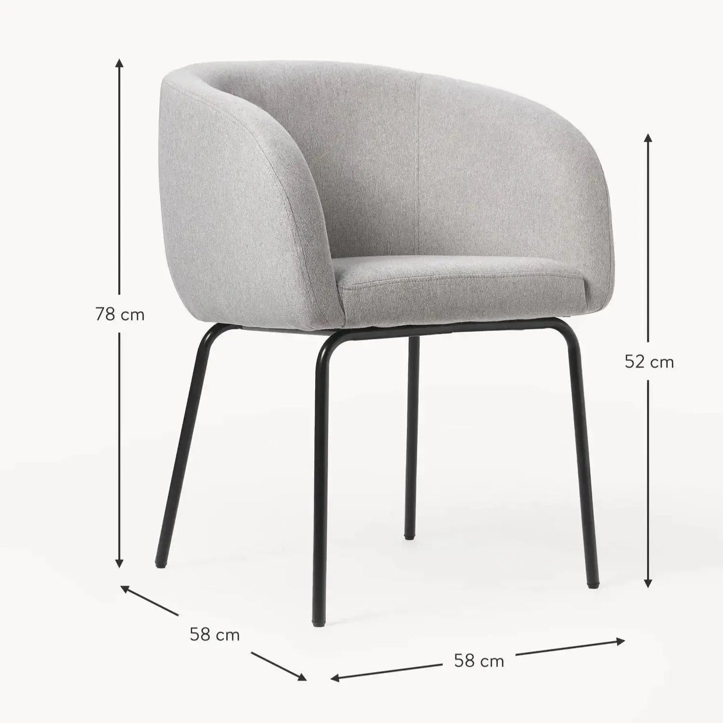 ALANI - Chaise Confort et Élégance par Maroc Design-Chaise, Table à Manger, Chaise Bureau, café Restaurant-Maroc Design-Maroc Design